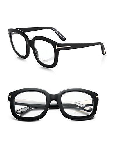 Tom Ford Eyewear Oversized Acetate Eye Glasses