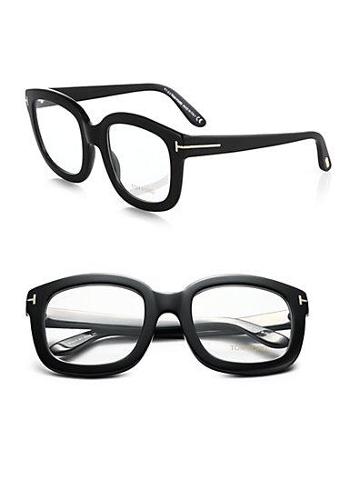 Tom Ford Eyewear Oversized Acetate Eye Glasses