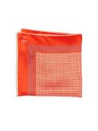 Canali Dotted Silk Pocket Square