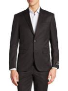 Saks Fifth Avenue Collection Modern Basic Wool Suit Jacket