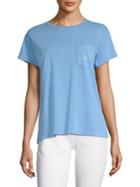 Vineyard Vines Two-tone Vintage Whale Relaxed Cotton Pocket Tee