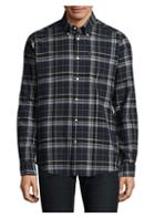Barbour Blane Tailored-fit Check Button-down Shirt