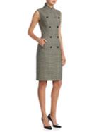 Ralph Lauren Collection Gilmore Glen Plaid Double-breasted Dress
