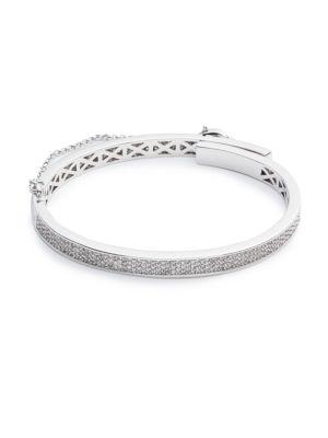 Eddie Borgo Thin Pave Safety Chain Bracelet