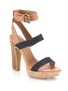 See By Chloe Edith Denim & Leather Sandals