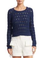 Carven Open Knit Pullover