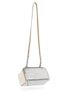 Givenchy Double Zip Leather Shoulder Bag