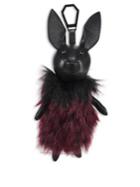 Kendall + Kylie Norman Leather & Faux Fur Bag Charm