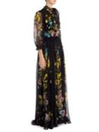 Dolce & Gabbana Georgette Floral-print Gown