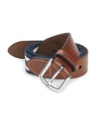 Polo Ralph Lauren Stretch Leather & Cotton Belt