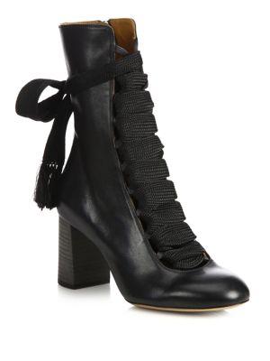 Chloe Harper Leather Ankle Boots