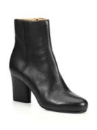 Maison Margiela Leather New-heel Ankle Booties