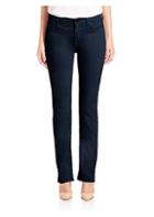 Jen7 By 7 For All Mankind Sateen Slim-straight Jeans