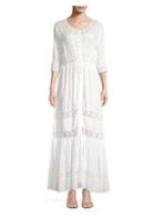 Loveshackfancy Callan Floral-embroidered Eyelet A-line Maxi Dress