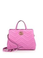 Gucci Gg Marmont Matelasse Leather Top-handle Tote