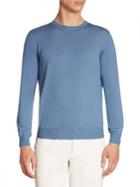 Brunello Cucinelli Solid Wool & Cashmere Blend Sweater