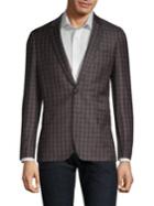Paul Smith Wool Grid Blazer Jacket