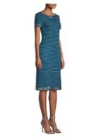 St. John Shimmer Sequin Tweed Knit Dress