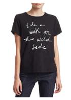 Cinq A Sept Take A Walk On The Wild Side Graphic Tee