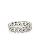 Shay Diamond & 18k White Gold Link Ring