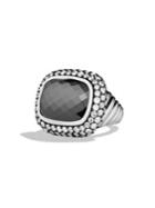 David Yurman Waverly Limited-edition Ring With Hematine And Grey Diamonds