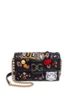 Dolce & Gabbana Leopard Contrast Shoulder Bag