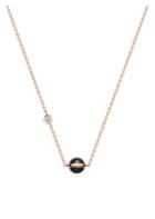 Piaget Possession Diamonds, Onyx & 18k Rose Gold Pendant Necklace