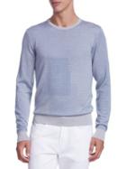 Saks Fifth Avenue Collection Patchwork Cashmere Sweater