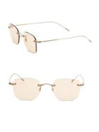 Oliver Peoples Finne 49mm Square Sunglasses