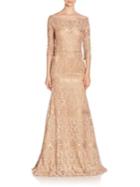 Jovani Fit-&-flare Embroidered Gown