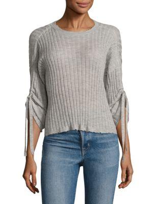 Helmut Lang Ribbed Cashmere Top