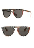 Burberry 54mm Keyhole D-shape Sunglasses