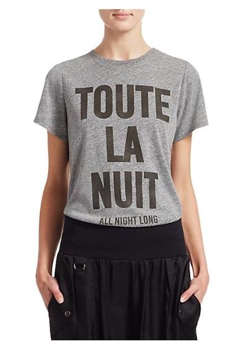 Cinq A Sept Toute La Nuit Graphic T-shirt