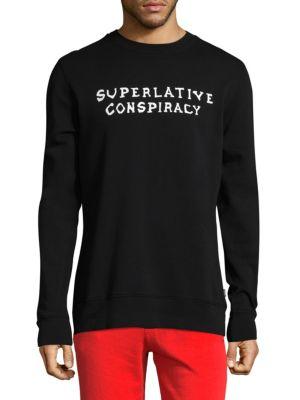 Wesc Miles Superlative Conspiracy Cotton Sweatshirt