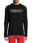 Wesc Miles Superlative Conspiracy Cotton Sweatshirt