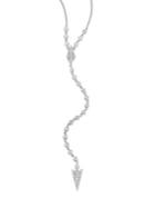 Meira T Diamond & 14k White Gold Arrow Lariat Necklace