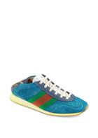 Gucci Suede Web Sneakers