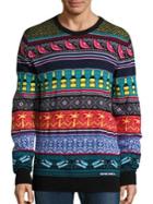 Diesel Cruz Pattern Wool Blend Sweater