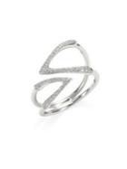 Etho Maria My Etho Diamond & 18k White Gold Wraparound Ring