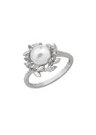 Majorica 8mm White Pearl Vine Ring