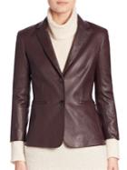 The Row Nolbon Leather Jacket