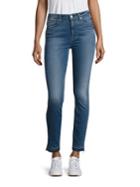 7 For All Mankind B(air) High-waist Released Hem Skinny Ankle Jeans