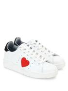 Chiara Ferragni Leather Heart Sneakers