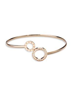 Piaget Possession Diamond & 18k Rose Gold Bangle Bracelet
