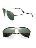 Tom Ford Eyewear Erin 60mm T-accent Aviator Sunglasses