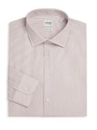Armani Collezioni Modern-fit Thin Striped Dress Shirt