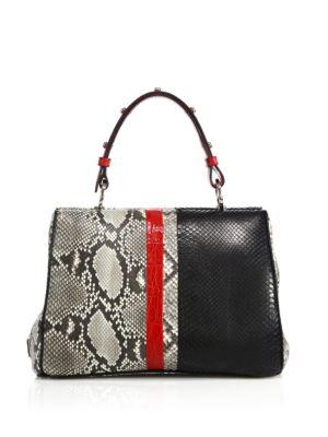 Prada Python & Crocodile Baiadera Frame Bag