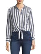 Rails Val Stripe Tie-front Shirt