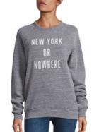 Knowlita New York Or Nowhere Graphic Sweatshirt