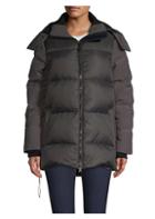 Canada Goose White Horse Quilted Parka